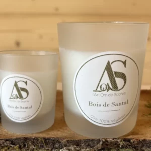 Bougie parfumée Bois de santal