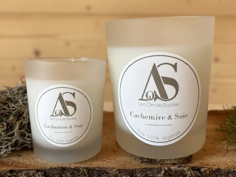 Bougie parfumée Cachemire et soie