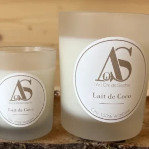 Bougie parfumée Lait de coco