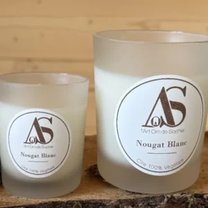 Bougie parfumée Nougat blanc