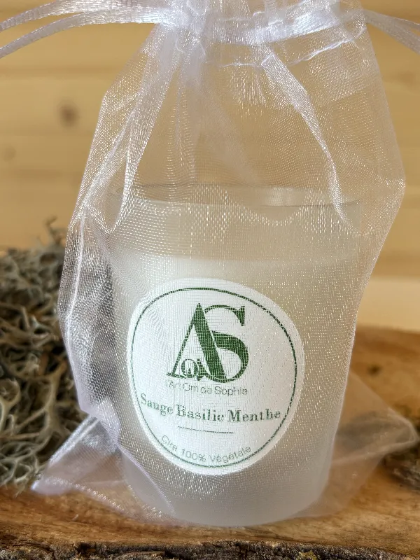 Bougie parfumée Sauge basilic menthe – Image 3