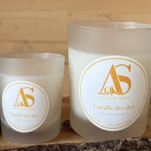 Bougie parfumée Vanille des îles