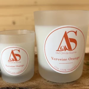 Bougie parfumée Verveine orange