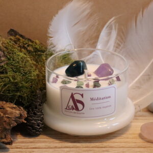Bougie parfumée énergétique "Instant Connexion Terre Ciel"