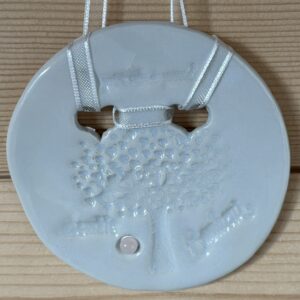 Rond message quartz rose