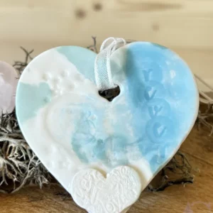 Cœur en porcelaine & Diffuseur Rêves étoilés