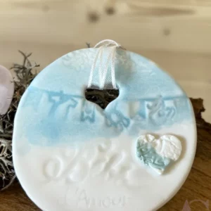 Rond porcelaine & Diffuseur Bébé d'Amour