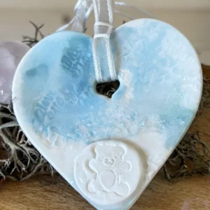 Cœur en porcelaine & Diffuseur Ourson love