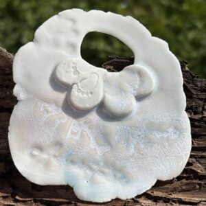 Bavoir "A l'aventure" en porcelaine