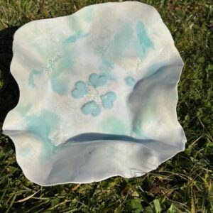 Coupelle froissée Grand modèle 4 cœurs