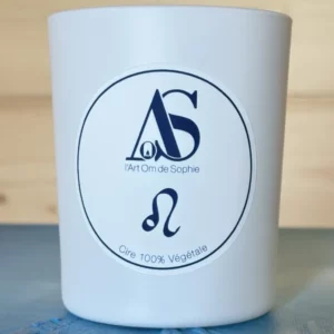 Bougie énergétique parfumée "Chemin d'Âme" Lion