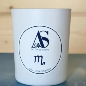 Bougie énergétique parfumée "Chemin d'Âme" Scorpion