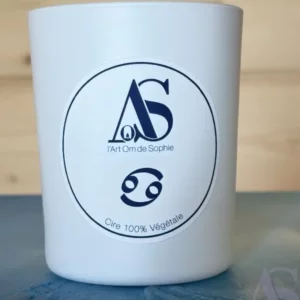 Bougie énergétique parfumée "Chemin d'Âme" Cancer
